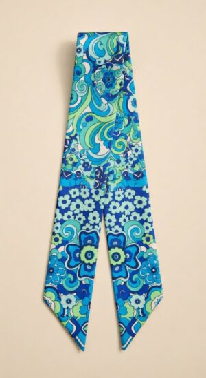 Vellina en soie Bleu - petit format