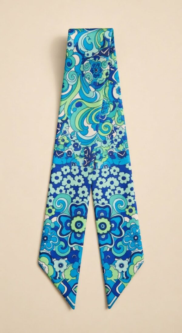 Vellina en soie Bleu - petit format