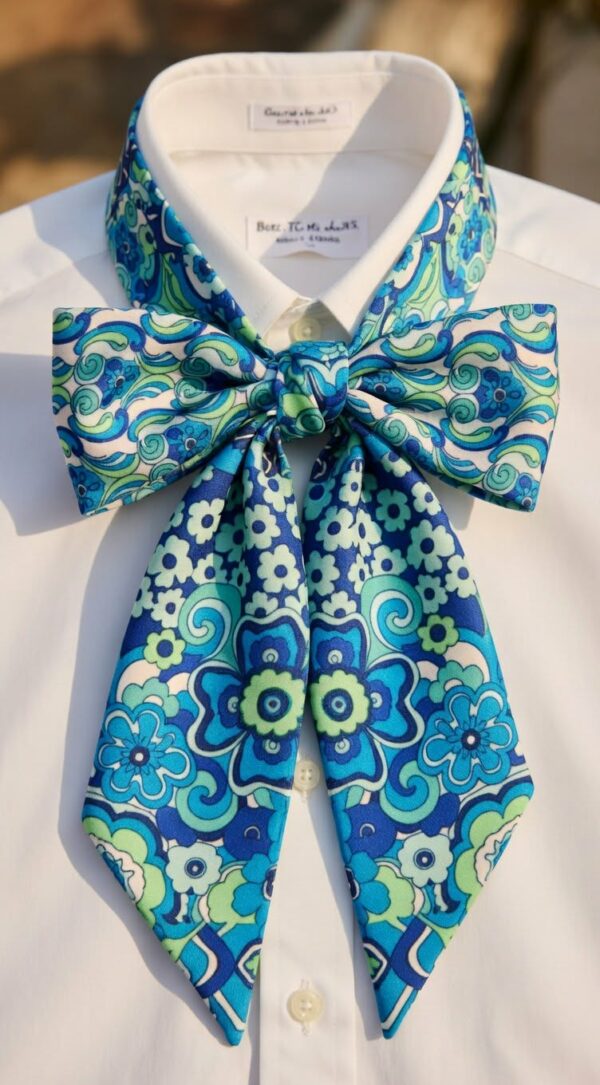 Vellina en soie Bleu - petit format