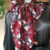 Foulard en Laine et Soie bordeaux
