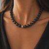 Collier de perles noires GABRIANA
