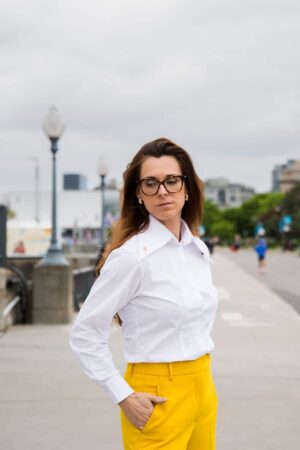 Evoto chemisier blanc