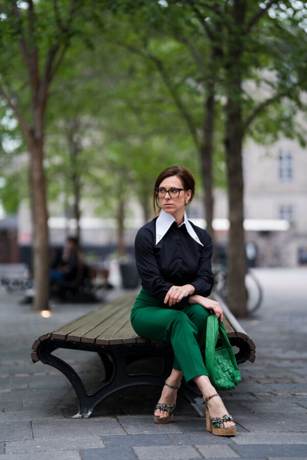 Grand Col Classique GABRIANA - col interchangeable pour chemisier GABRIANA