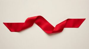 Vellina en twill de soie rouge GABRIANA- Grand