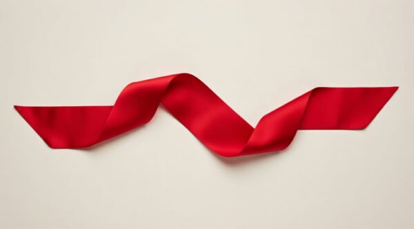 Vellina en twill de soie rouge GABRIANA- Grand