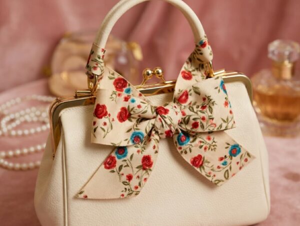 Vellina en soie fleurie - grand format