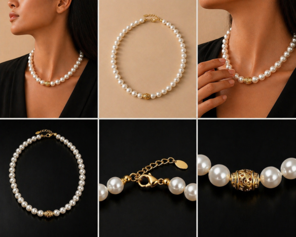 Collier de perles BLANCHE GABRIANA